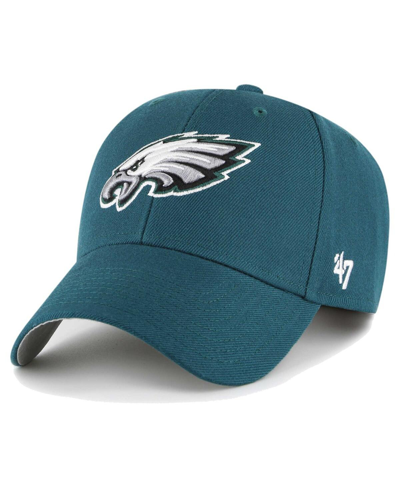 47 Brand Men's ' Midnight Green Philadelphia Eagles Mvp Adjustable Hat