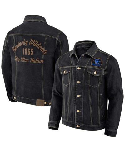 Fanatics Men's Darius Rucker Collection By  Black Kentucky Wildcats Button-up Denim Jacket