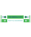 RUFFNECK SCARVES MEN'S AND WOMEN'S SEATTLE SOUNDERS FC EMERALD CITY SCARF