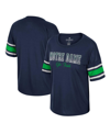 Colosseum Women's  Navy Notre Dame Fighting Irish I'm Gliding Here Rhinestone T-shirt In Navy