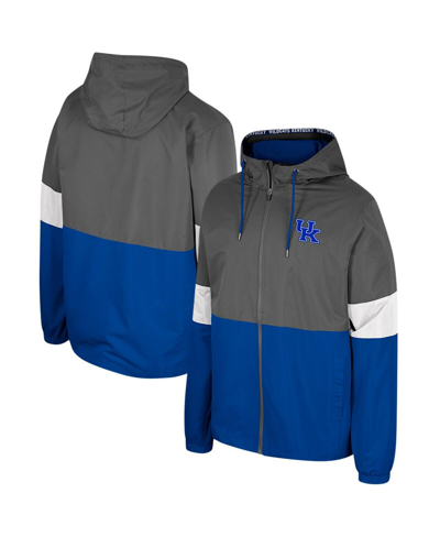 Colosseum Men's  Charcoal Kentucky Wildcats Miles Full-zip Jacket