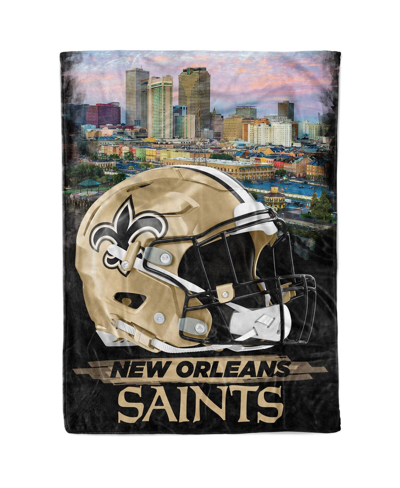 Logo Brands New Orleans Saints 66" X 90" City Sketch Blanket In Multi