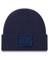 NEW ERA YOUTH BOYS AND GIRLS NEW ERA NAVY NEW YORK GIANTS COLOR PACK CUFFED KNIT HAT