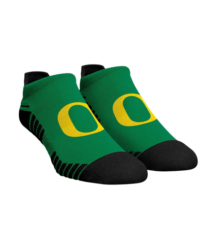 Rock 'em Men's And Women's  Socks Oregon Ducks Hex Performance Ankle Socks In Green,black