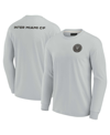 Fanatics Signature Men's And Women's  Gray Inter Miami Cf Super Soft Long Sleeve T-shirt In Gray