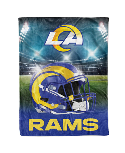 Logo Brands Los Angeles Rams 60" X 80" Stadium Lights Blanket In Multi