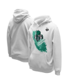 STADIUM ESSENTIALS MEN'S AND WOMEN'S STADIUM ESSENTIALS WHITE DISTRESSED NEW YORK LIBERTY SPLASHED PULLOVER HOODIE