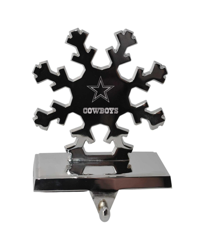 Memory Company The  Dallas Cowboys Snowflake Stocking Holder In Black