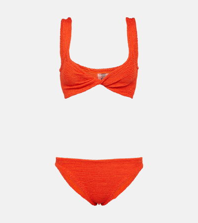 Hunza G Juno Bikini In Orange