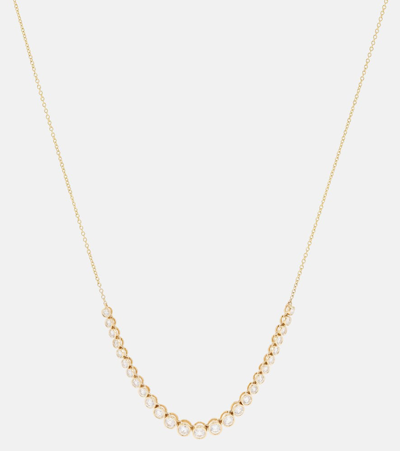 Stone And Strand 10kt Gold Necklace With Diamonds
