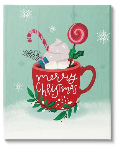 Stupell Merry Christmas Warm Cocoa By Louise Allen Designs Wall Art