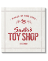 STUPELL SANTA'S TOY SHOP VINTAGE SIGN BY KELLEY TALENT WALL ART