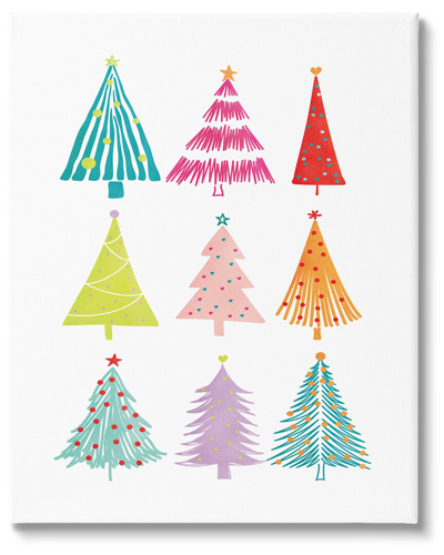 Stupell Varied Fun Christmas Trees By Jj Design House Llc Wall Art
