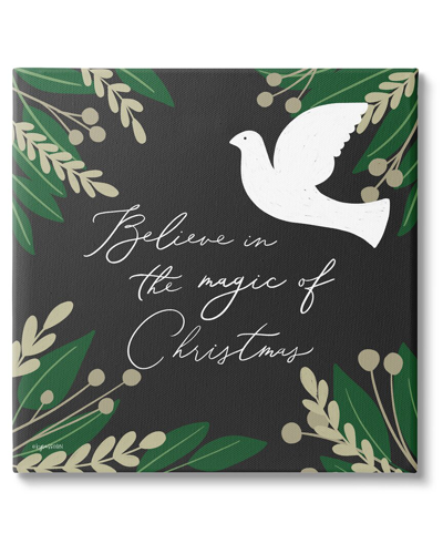 STUPELL MAGIC OF CHRISTMAS BOTANICAL DOVE BY KYRA BROWN WALL ART