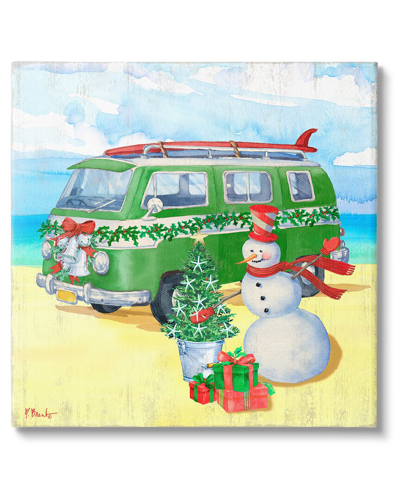 Stupell Nautical Christmas Holiday Beach By Paul Brent Wall Art