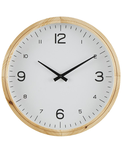 Peyton Lane Wooden Wall Clock