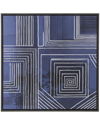 Peyton Lane Geometric Canvas Framed Wall Art