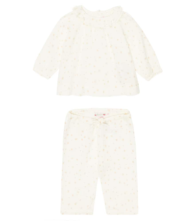 Bonpoint Baby Barulina Floral Pyjama Set In Multicoloured