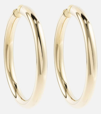 Jennifer Fisher 2.5" Jamma 14kt Yellow Gold Hoop Earrings