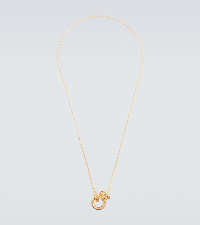 Versace La Medusa Chain Necklace In Gold