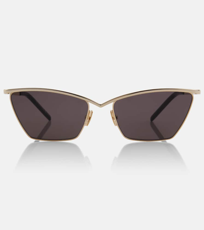 Saint Laurent Sl 637 Sunglasses In Gold