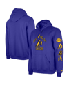NEW ERA MEN'S NEW ERA PURPLE LOS ANGELES LAKERS BIG AND TALL 2023/24 CITY EDITION JERSEY PULLOVER HOODIE