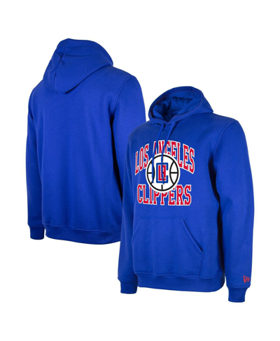 NEW ERA MEN'S AND WOMEN'S NEW ERA ROYAL LA CLIPPERS 2023/24 SEASON TIP-OFF EDITION PULLOVER HOODIE