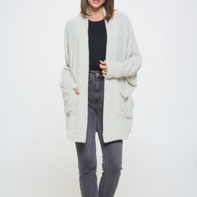 West K Zoe Cozy Duster With Pockets In Gray