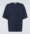 Dries Van Noten Cotton Crew Neck T-shirt In Blue