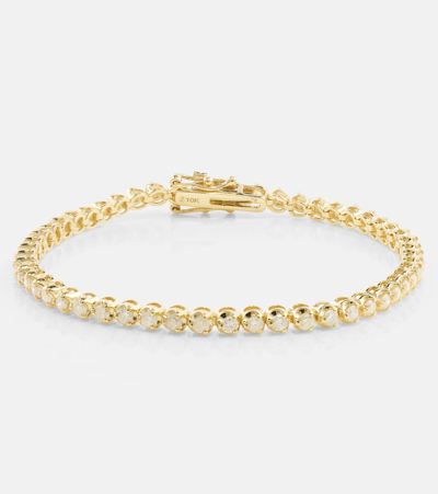 Stone And Strand 10kt Gold Bracelet With Diamonds