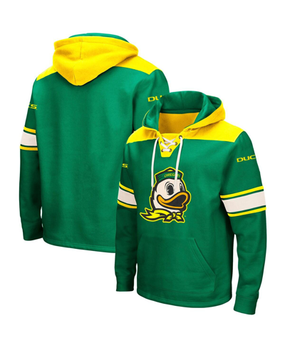 Colosseum Men's  Green Oregon Ducks 2.0 Lace-up Hoodie