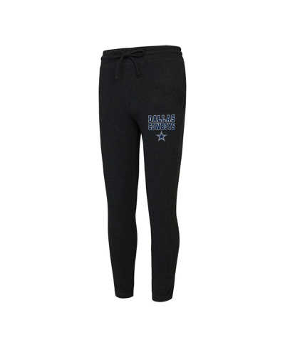 CONCEPTS SPORT MEN'S CONCEPTS SPORT CHARCOAL DALLAS COWBOYS RESONANCE TAPERED LOUNGE PANTS
