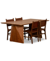 MACY'S EMMILYN 5-PC. DINING SET (DINING TABLE & 4 DINING CHAIRS)