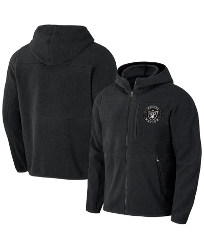 Fanatics Men's Nfl X Darius Rucker Collection By  Black Las Vegas Raiders Sherpa Full-zip Hoodie