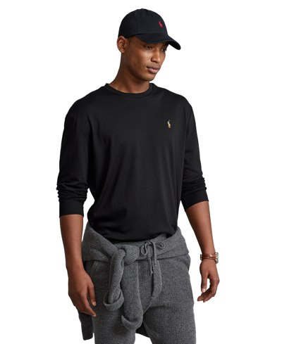 Polo Ralph Lauren Men's Classic-fit Soft Cotton Crewneck T-shirt In Polo Black