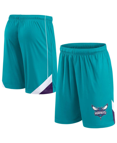 Fanatics Men's  Teal Charlotte Hornets Slice Shorts