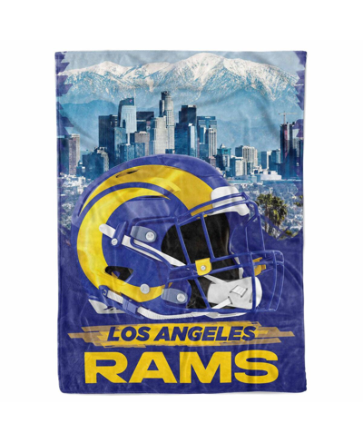 Logo Brands Los Angeles Rams 66" X 90" City Sketch Blanket In Multi