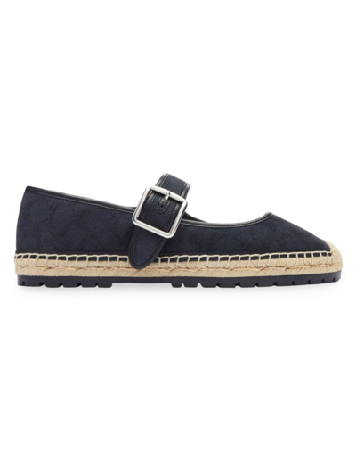 Coach Courtney Espadrille In Signature Canvas In Black