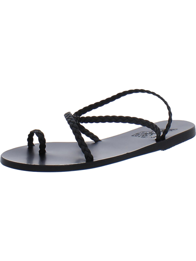 Ancient Greek Sandals Eleftheria Womens Leather Sandals In Black