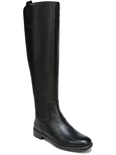 Franco Sarto Meyer Womens Leather Narrow Calf Knee-high Boots In Black