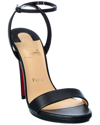 Christian Louboutin Loubi Queen Ankle Strap Sandal In Black