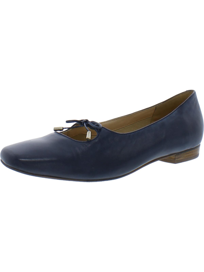 Trotters Honesty Womens Slip On Flat Ballet Flats In Blue