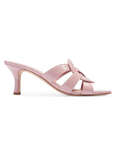 Coach Women's Tillie 65mm Patent Leather Sandals In Light Rose