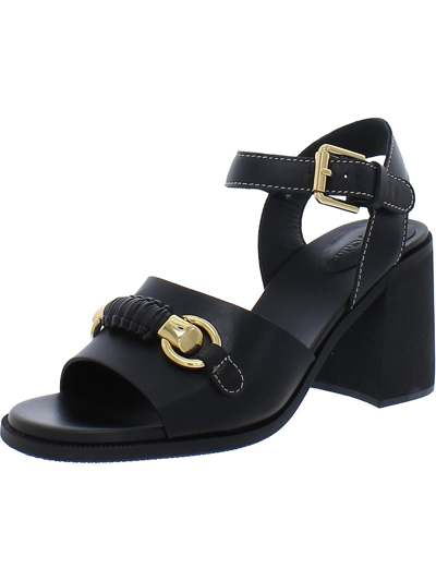 See By Chloé Lylia Womens Leather Round Toe Sandals In Black