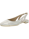 STUART WEITZMAN PEARL WOMENS LEATHER MANMADE SOLE FLATS