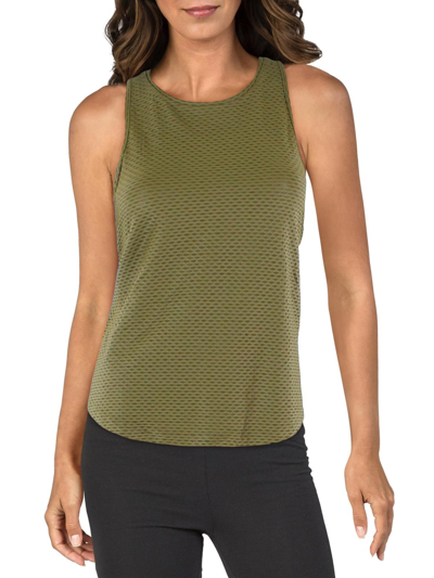 Koral Aerate Womens Breathable Fitness Tank Top In Green
