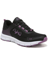 Ryka Harmonic Womens Leather Lifestyle Athletic And Training Shoes In Black