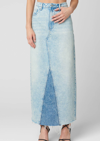 Blanknyc Patchwork Denim Skirt In Multi