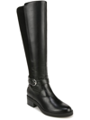 LIFESTRIDE BROOKS WOMENS FAUX LEATHER WESTERN KNEE-HIGH BOOTS