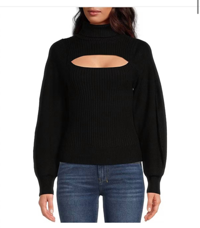 Elan Cameron Sweater In Black